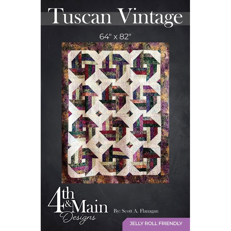 Tuscan Vintage Quilt Pattern by 4th & Main