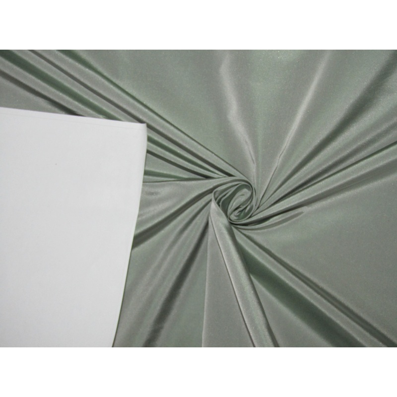 100% Pure Silk Taffeta 32 MOMME DARK SAGE color 54"-60" wide TAF337ROLL