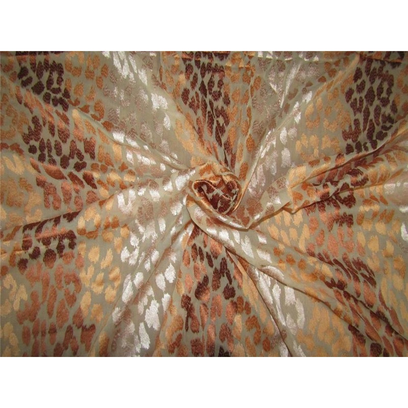100% SILK georgette heavily embroidered 44" B2#89
