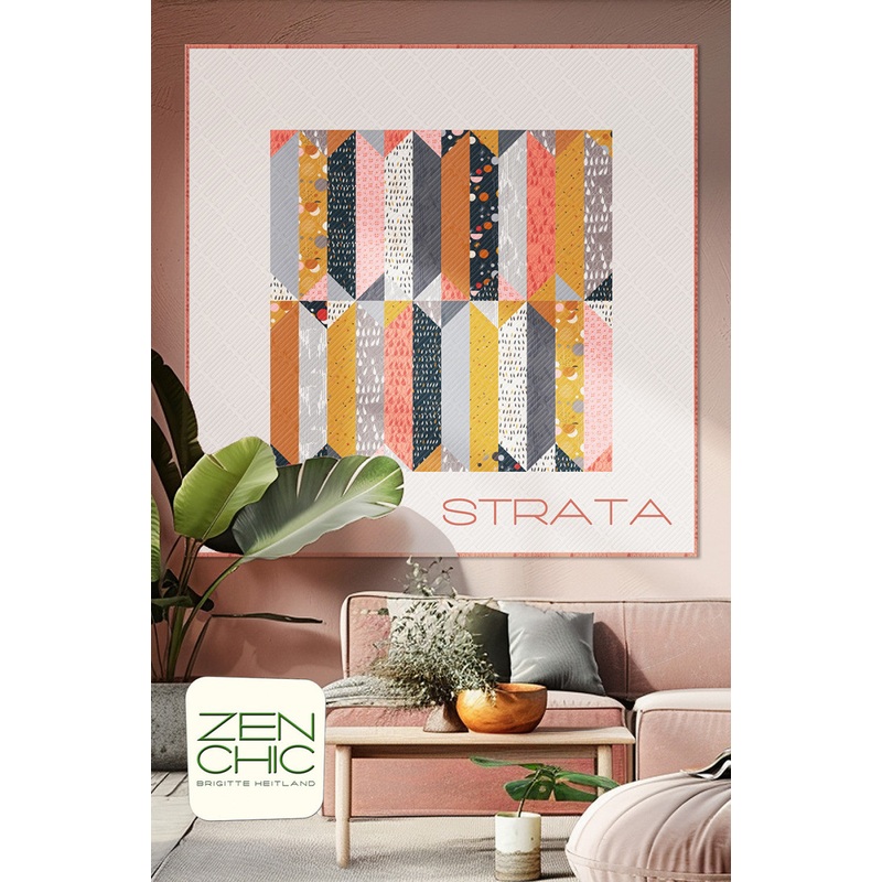Strata Quilt Pattern by Zen Chic