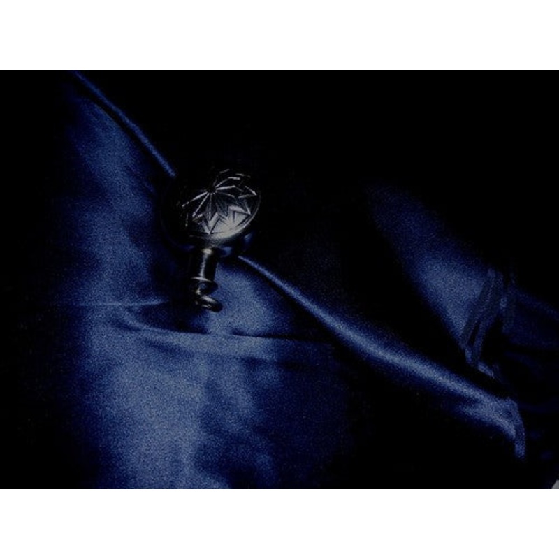 100% Silk Satin fabric 44" -navy blue