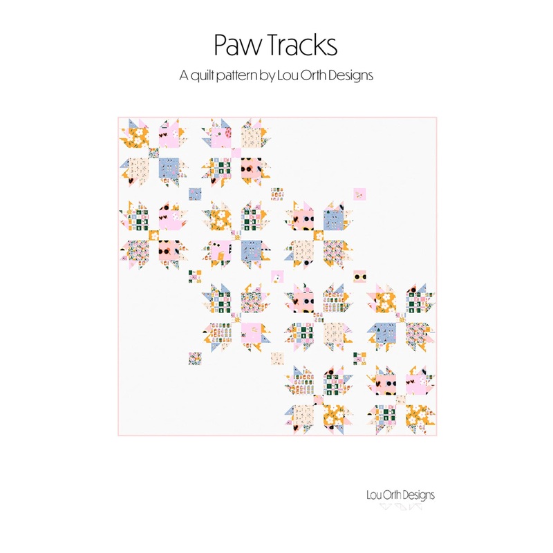 Paw Tracks Quilt Pattern by Lou Orth