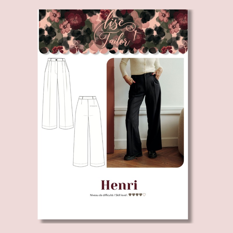 Lise Tailor - Henri Trousers Sewing Pattern