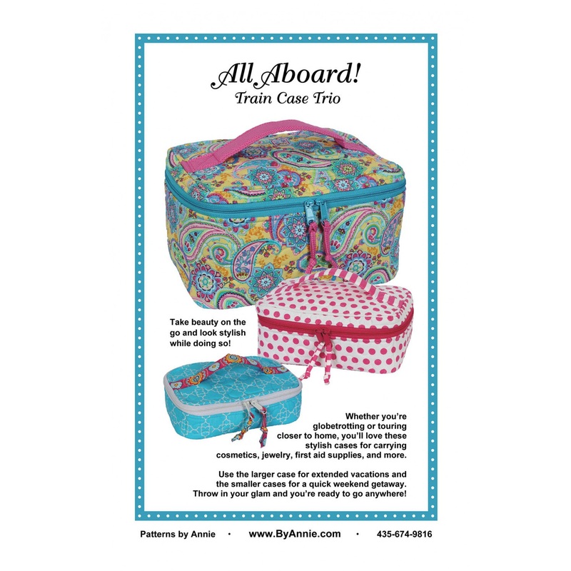 All Aboard! Train Case Trio # PBA244 - Special Order