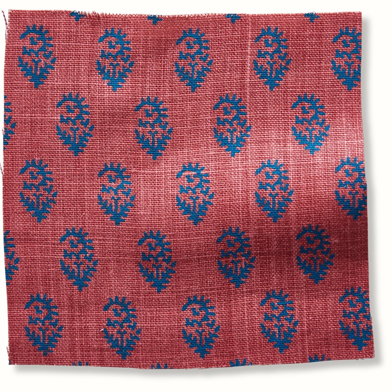 Rajmata Tonal - Indigo/Raspberry