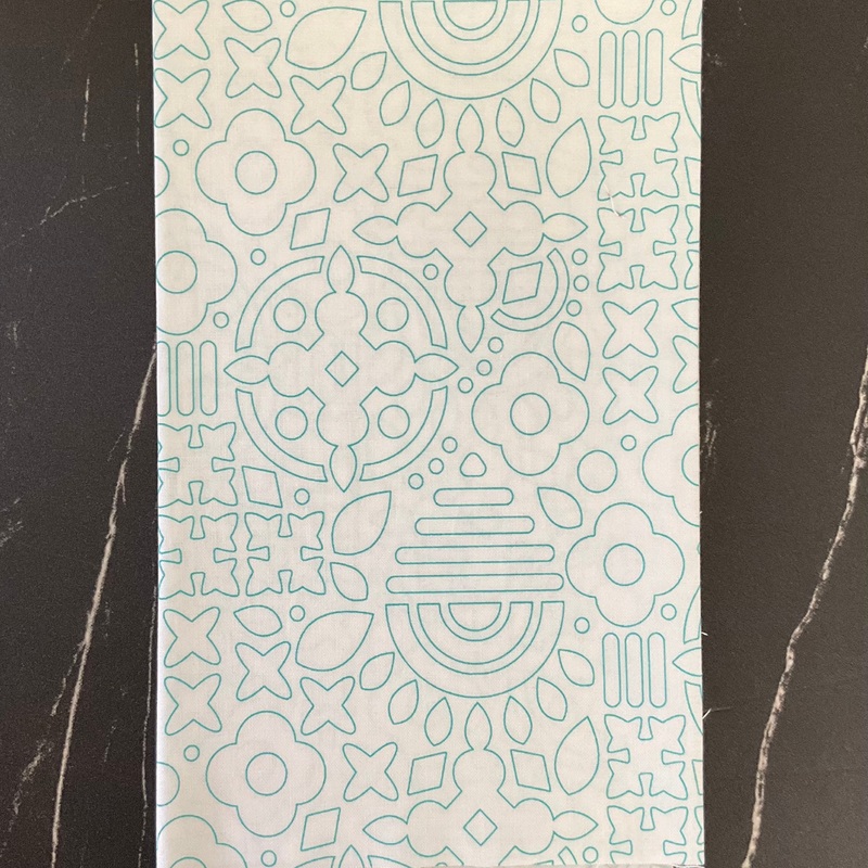 Sun Print Whisper by Alison Glass - Stencil Teal A-1556-T