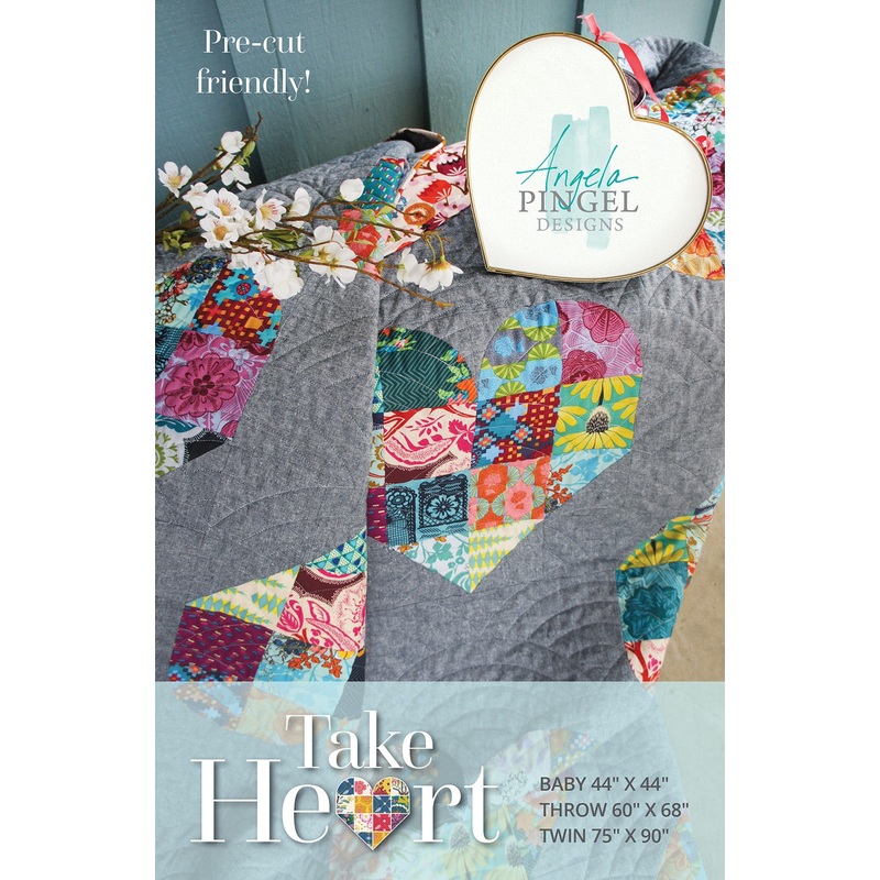 Take Heart Quilt Pattern by Angela Pingle