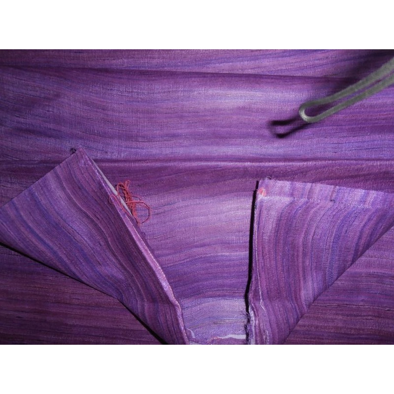 TUSSAR VISCOSE SILK LAVENDER PURPLE FABRIC 44" WIDE