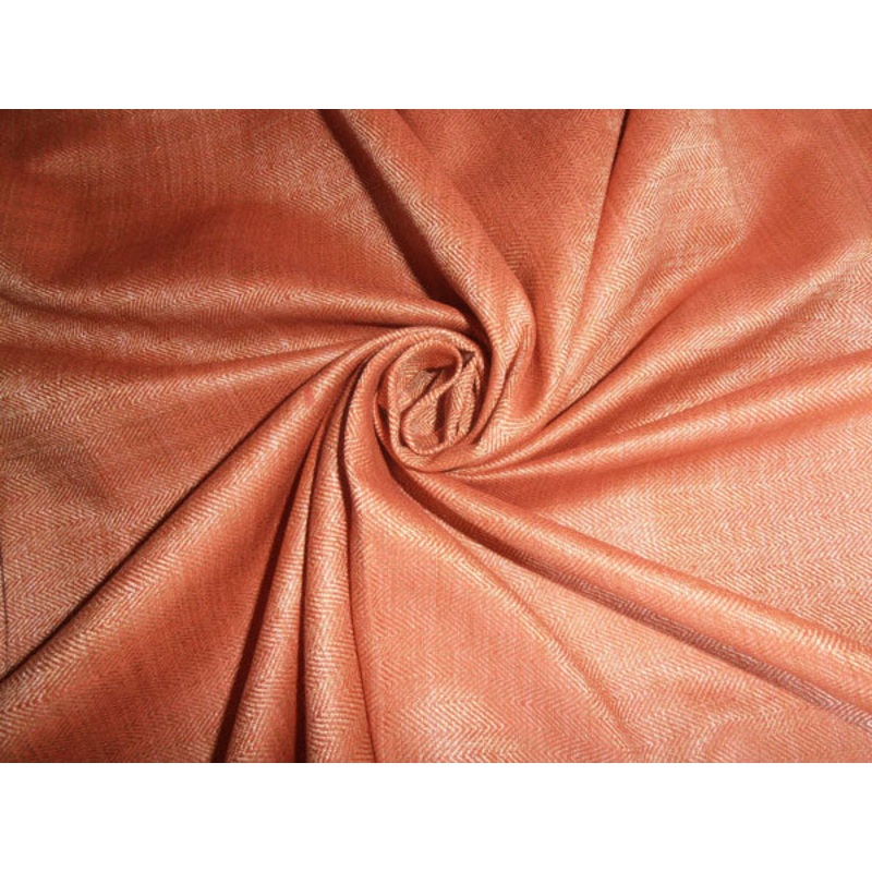 VISCOSE / SILK PASHMINA FABRIC 48" wide RED X GOLD COLOUR