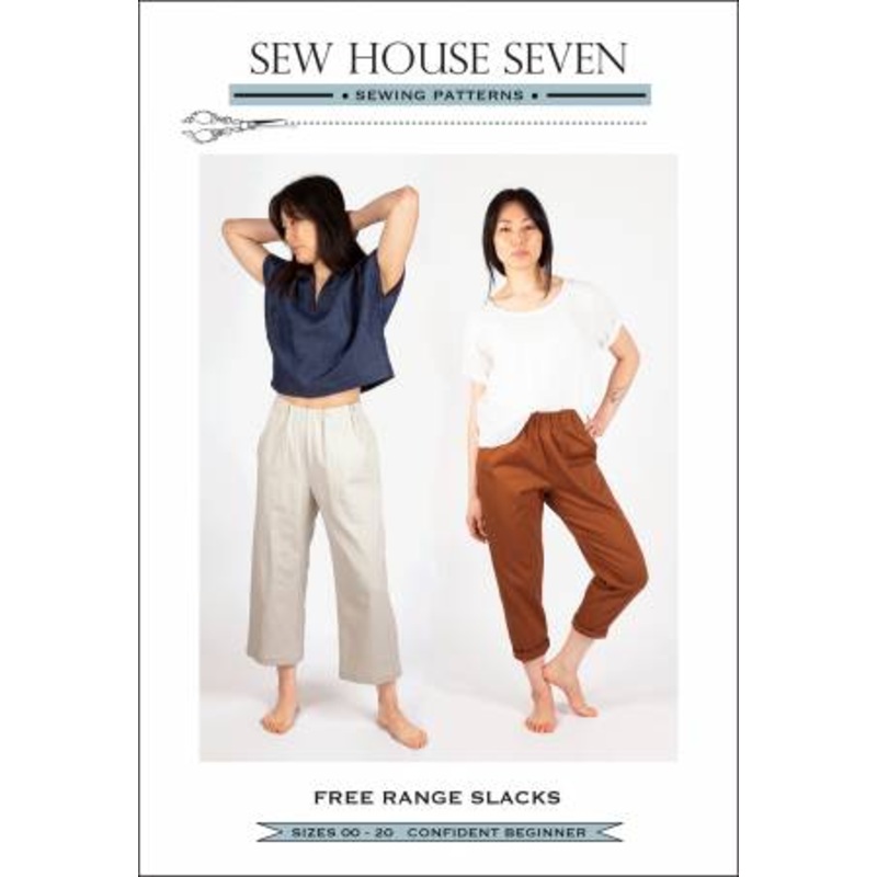 Free Range Slacks Pattern - sizes 00-20