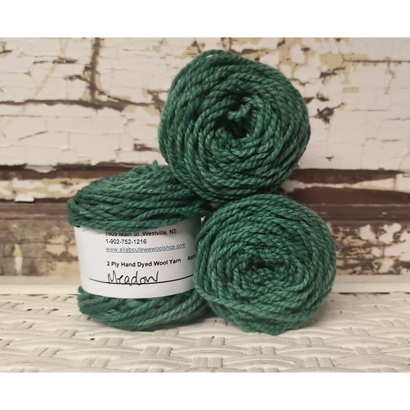 Meadow Hand Dyed Wool Yarn Cake
