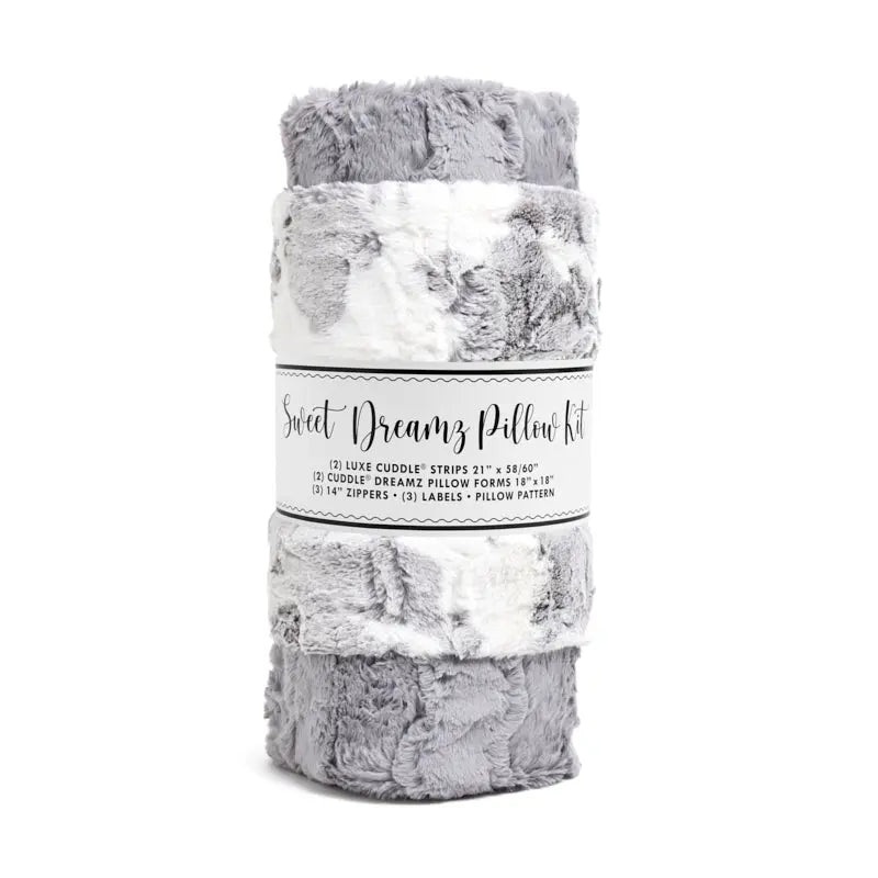Sweet Dreamz Luxe Cuddle Baby Calf Graphite Pillow Kit