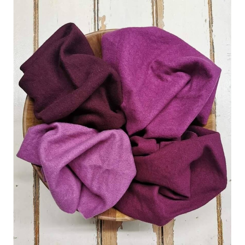 SANGRIA VALUES P | Set of 4 Hand Dyed Wool