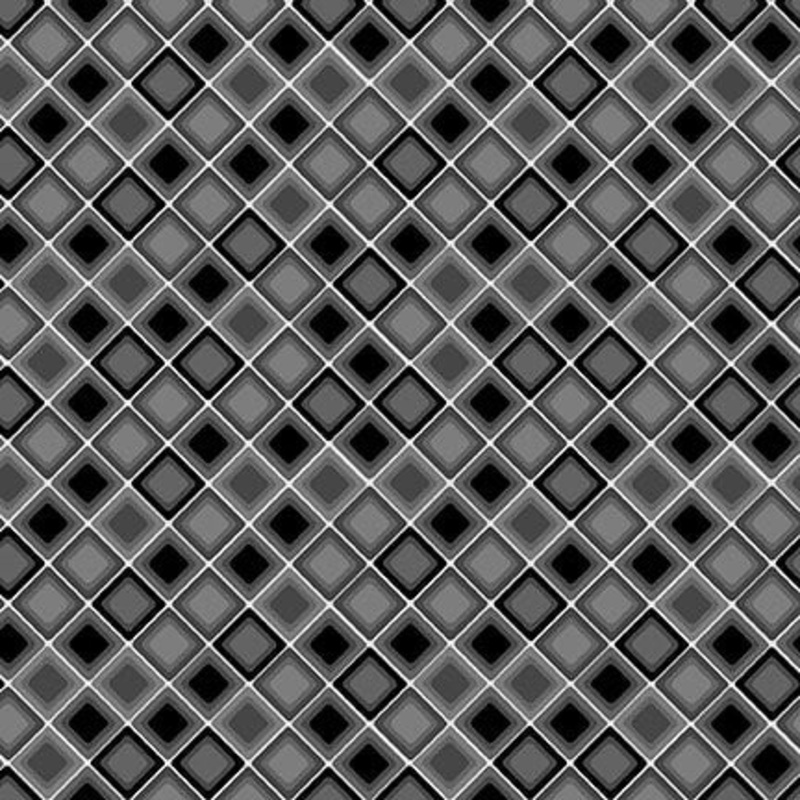 Square One Tonal Square on the Bias Black Urban Essence Designs Blank Quilting Cotton Fabric BQ-2478-90