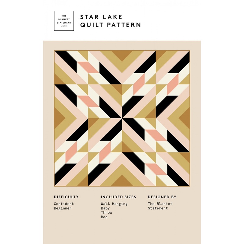 Star Lake Quilt Pattern by The Blanket Statement