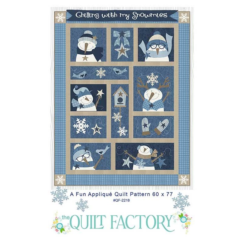 Chilling With My Snowmies Appliqu Quilt Pattern by The Quilt Factory