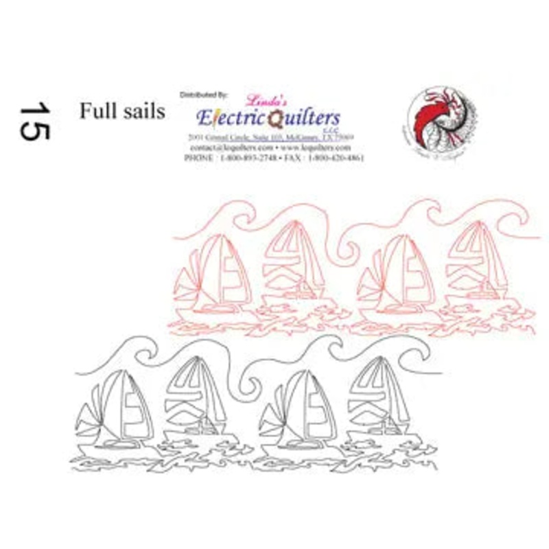 015 Full Sails Pantograph by Linda V. Taylor