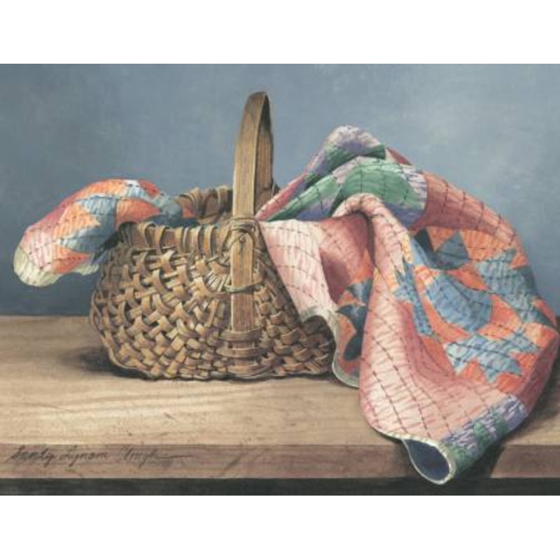 Quilt in a Basket Note Cards