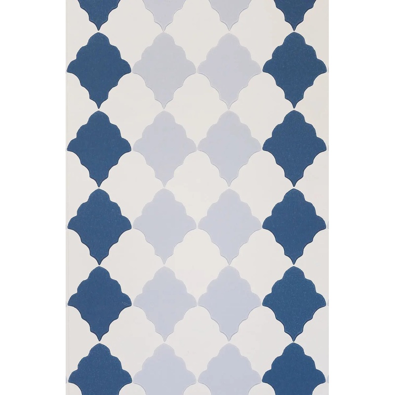 Quilted Harlequin - Two Blues Wallcovering