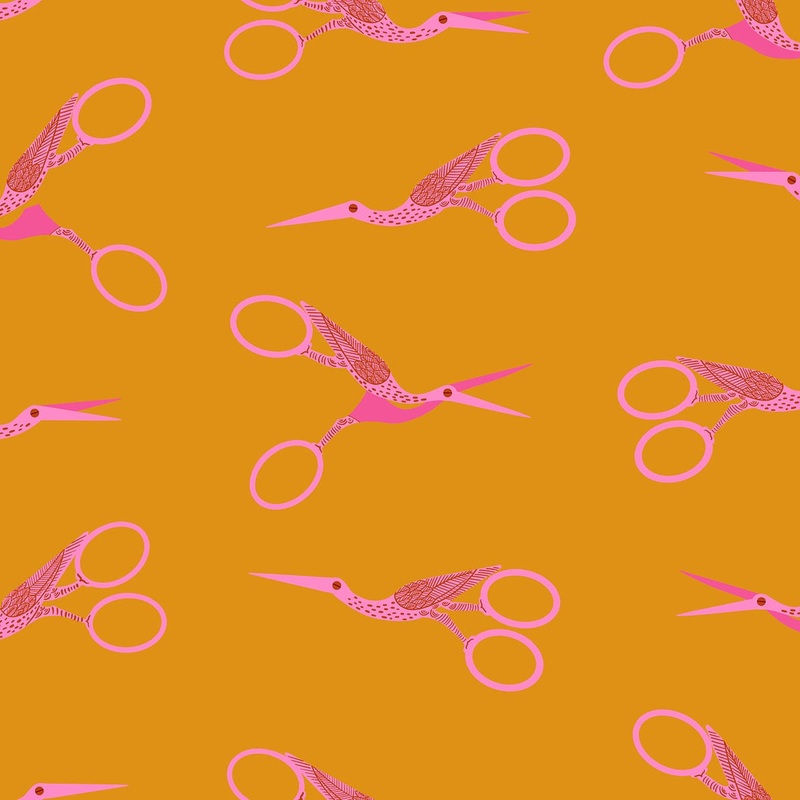 1-800-Notions by Ruby Star Society Collaborative : Stork Scissors Honey RS5216 13