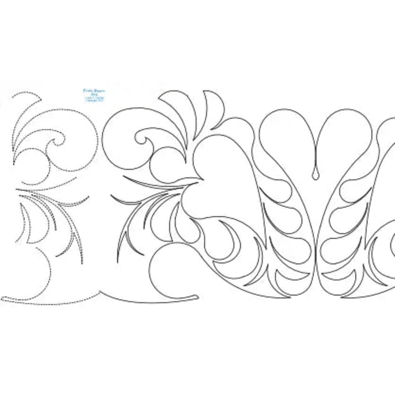 278 Lovely Hearts Pantograph by Linda V. Taylor