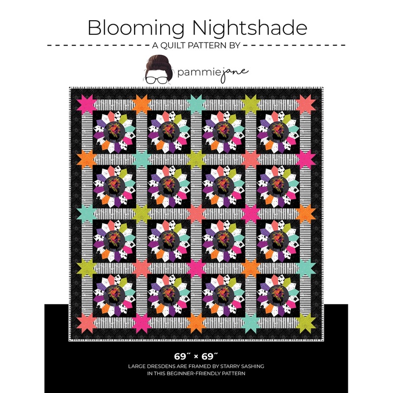 Blooming Nightshade Quilt Pattern by Pammie Jane