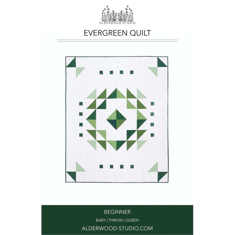 Evergreen Quilt Pattern by Alderwood Studio