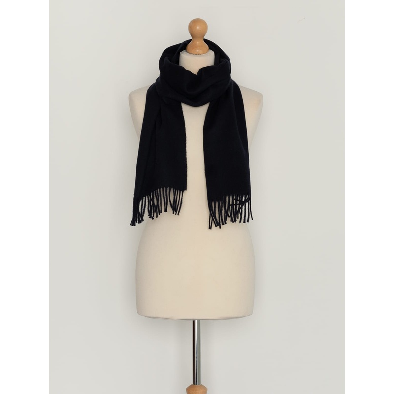 Night Watch Navy - Lambswool Scarf (Perfectly Imperfect)