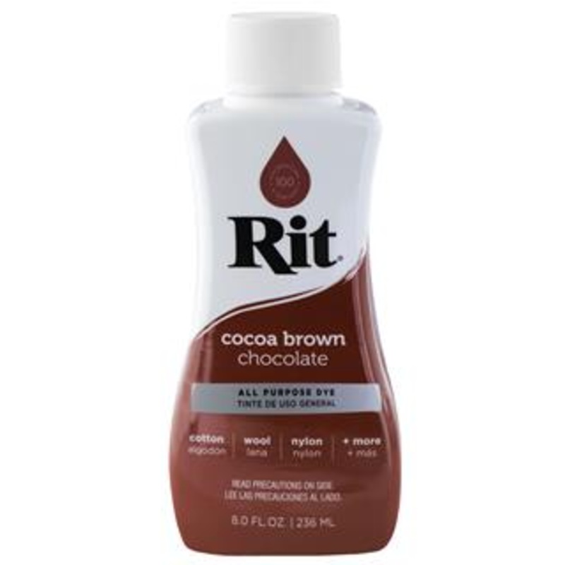 Rit Dye Liquid 8 Fluid oz Cocoa Brown