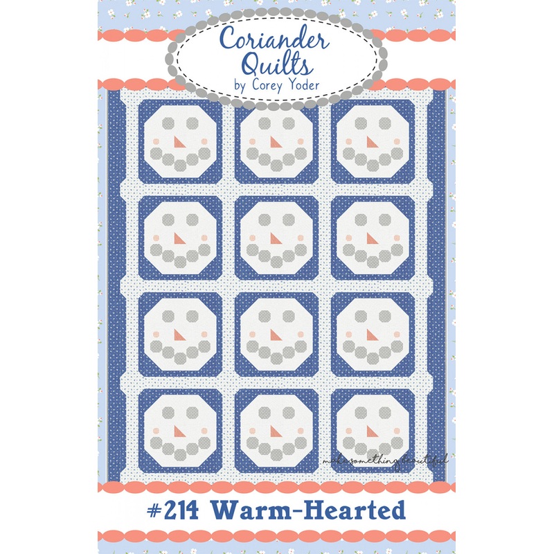 Warm Hearted Quilt Pattern by Coriander Quilts - Special Order