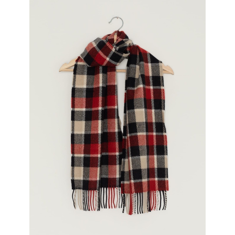 Patriotic Plaid - Medium Cashmere Scarf