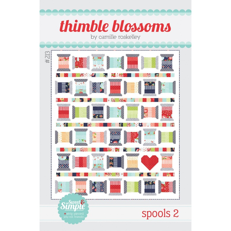 Spools 2 Quilt Pattern by Thimble Blossoms