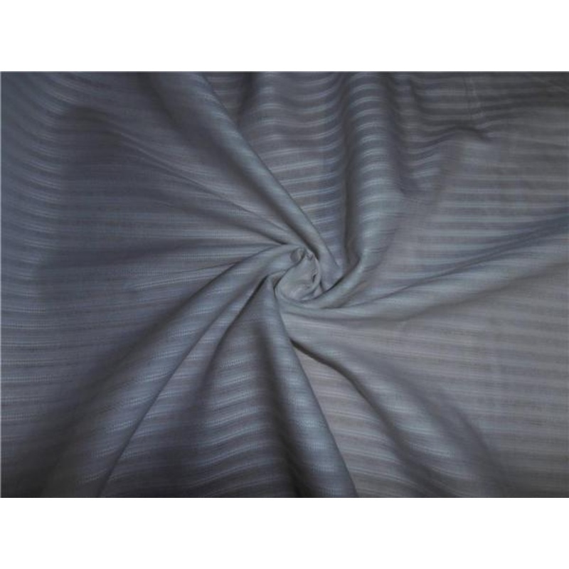 WHITE COTTON VOILE fabric 44" WIDE - RIB STRIPES
