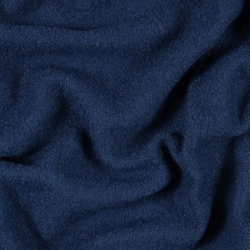 Boiled Wool Coating Fabric - Twilight Blue - Ketil Collection