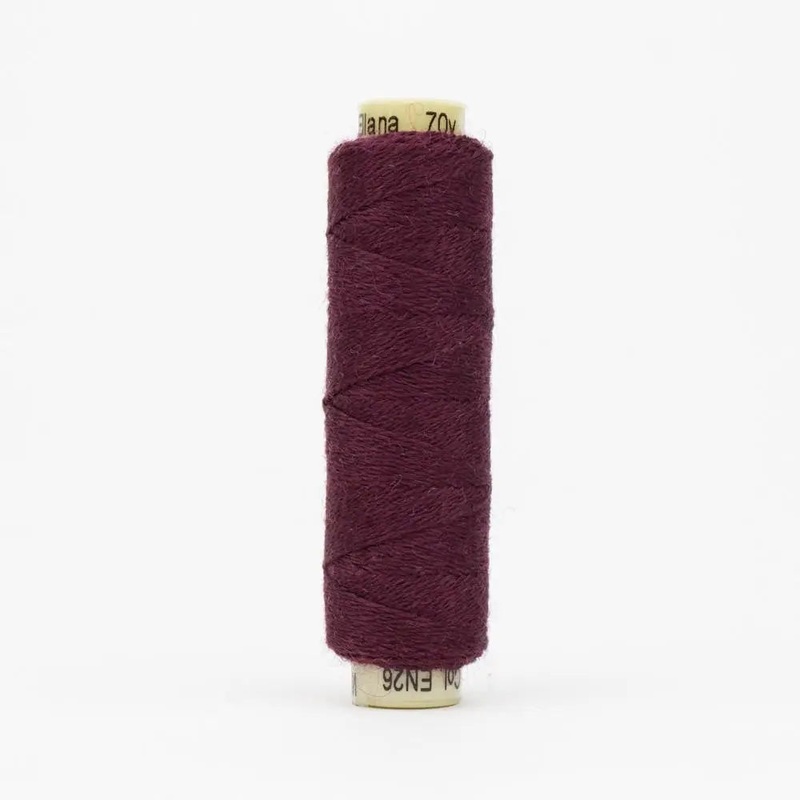 EN26 - Ellana 12wt Wool Acrylic Black Cherry Thread