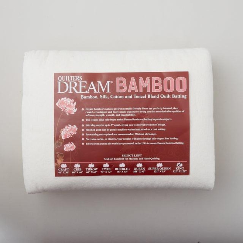 Quilters Dream Bamboo Batting 122" x 120" King