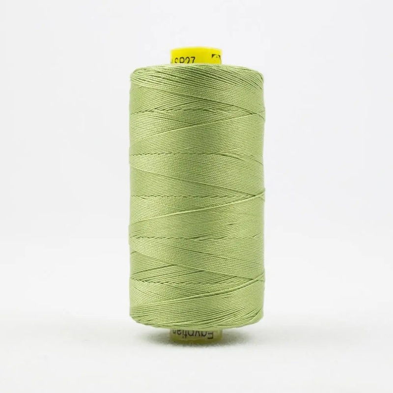 SP27 - Spagetti 12wt Egyptian Cotton Soft Green Thread
