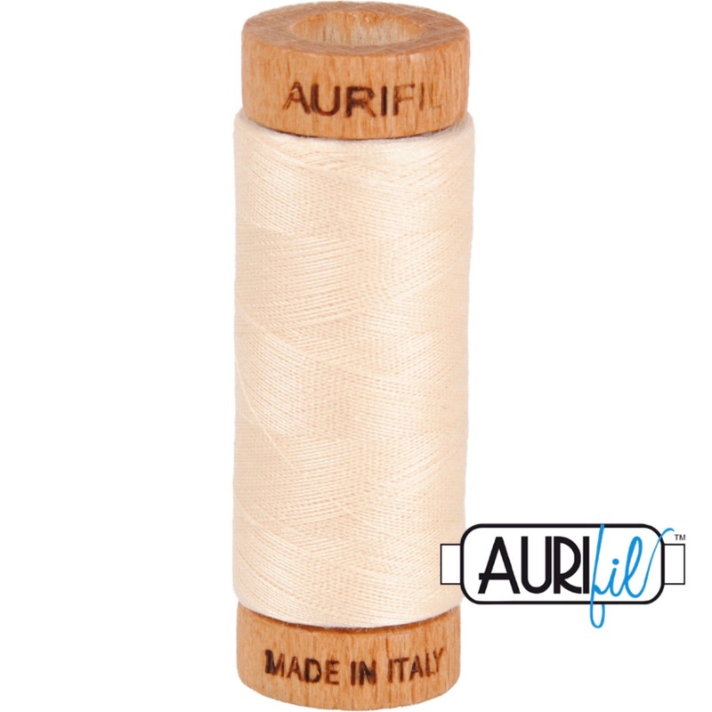 Aurifil Cotton 80wt Thread - 280 mt - 2000 - Light Sand