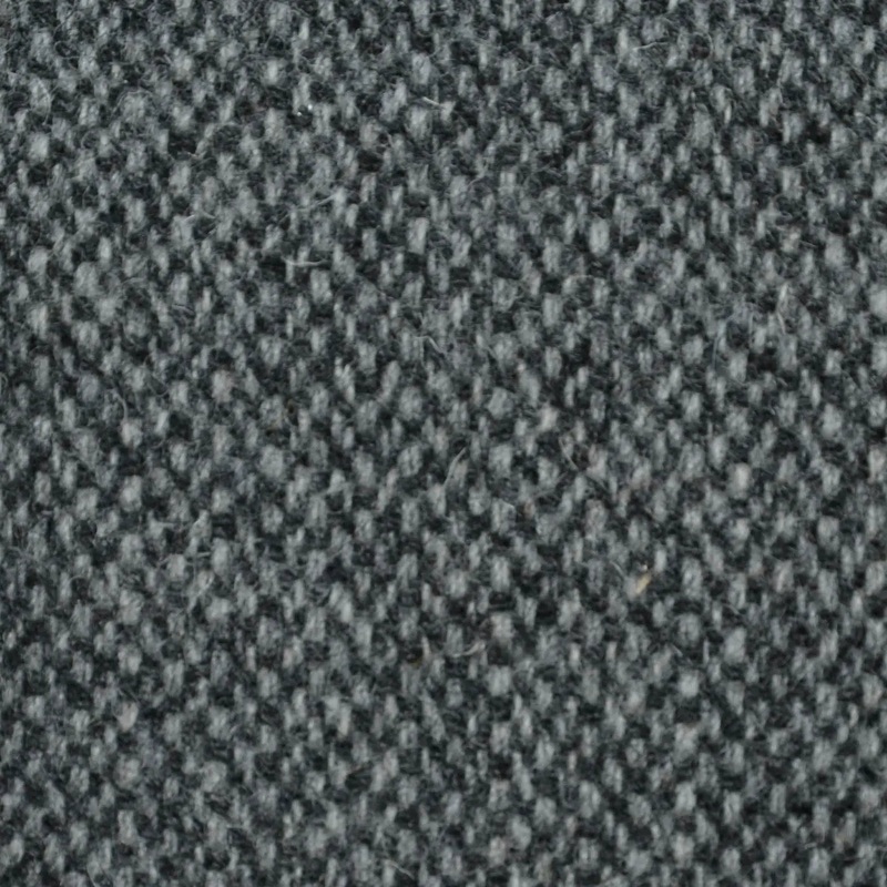 Grey Diced Weave All Wool Harris Tweed