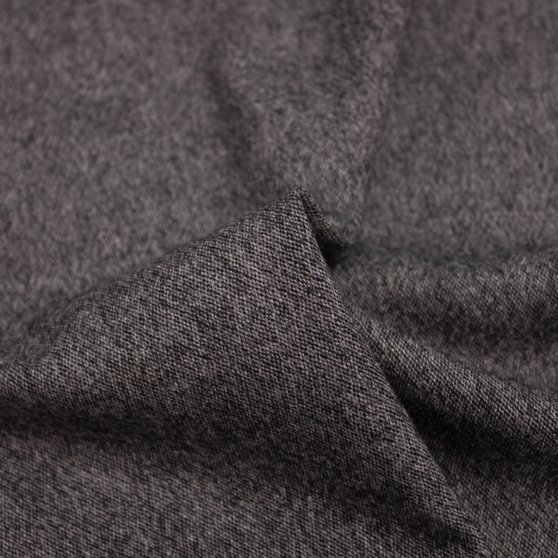 Noan Grey Wool Fabric