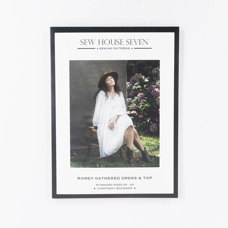 Romey Gathered Dress & Top by Sew House Seven - printed pattern