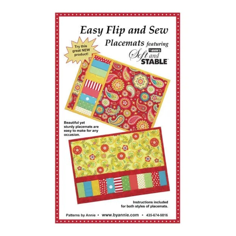 Easy Flip Sew Placemats