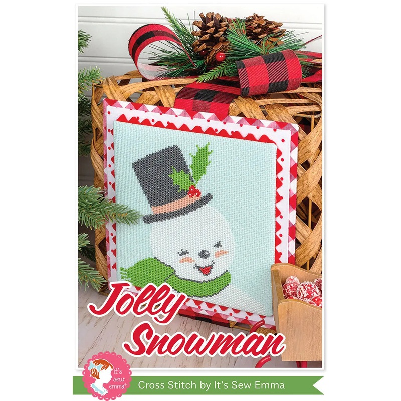 Jolly Snowman Cross Stitch by It's Sew Emma