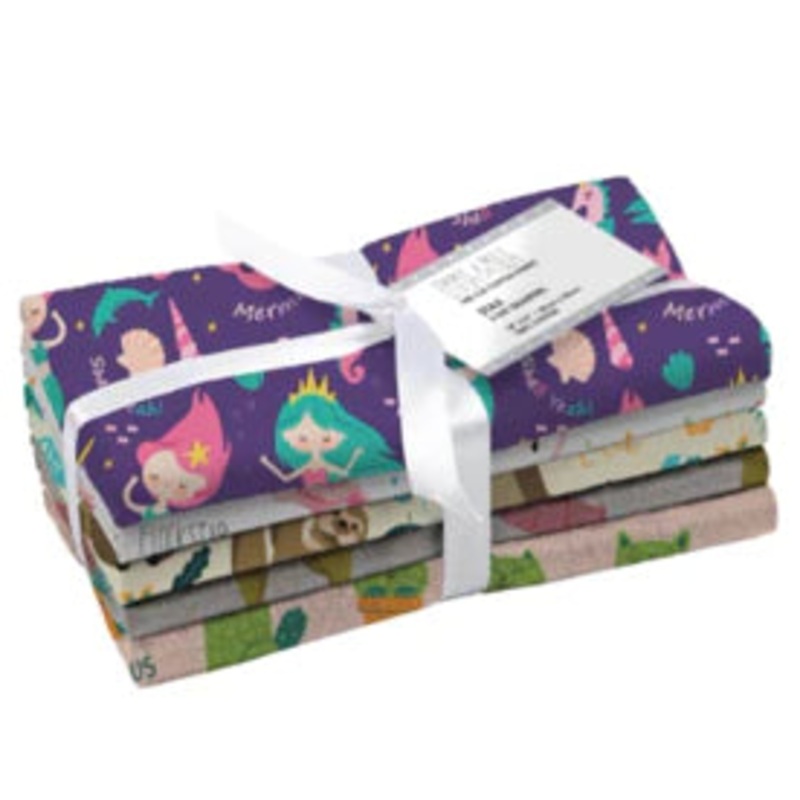 Very Punny-Fat Quarters 5pcs Stax - Cotton 01 Multi