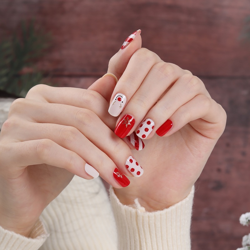Zipkok Gel Nail Strips - Merry Holiday