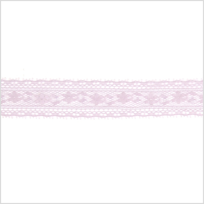 1" Lilac Sheer Lace Trim