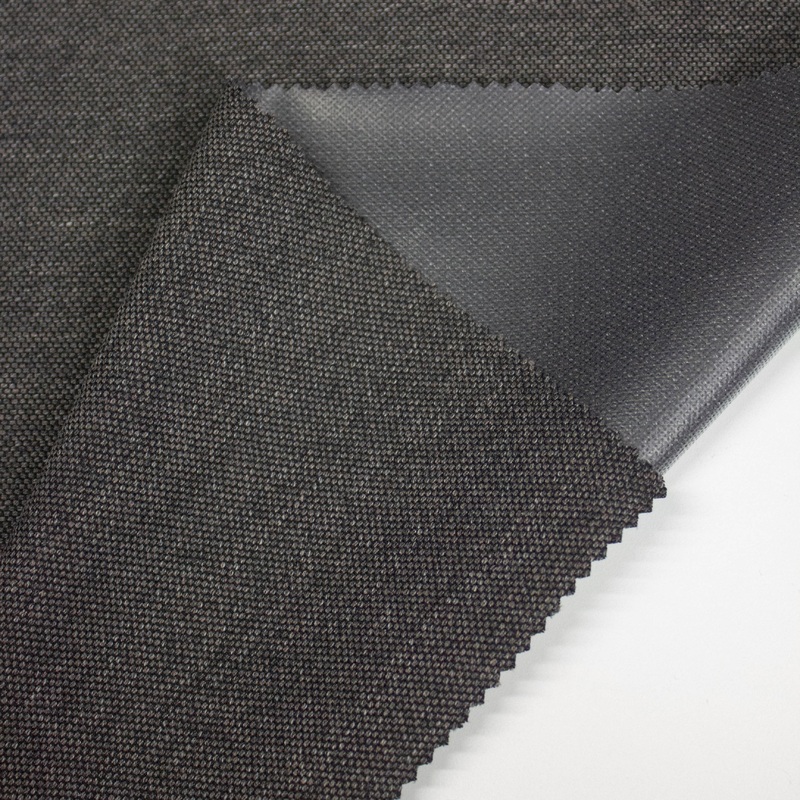 Jill Grey Virgin Wool Fabric Water Resistant