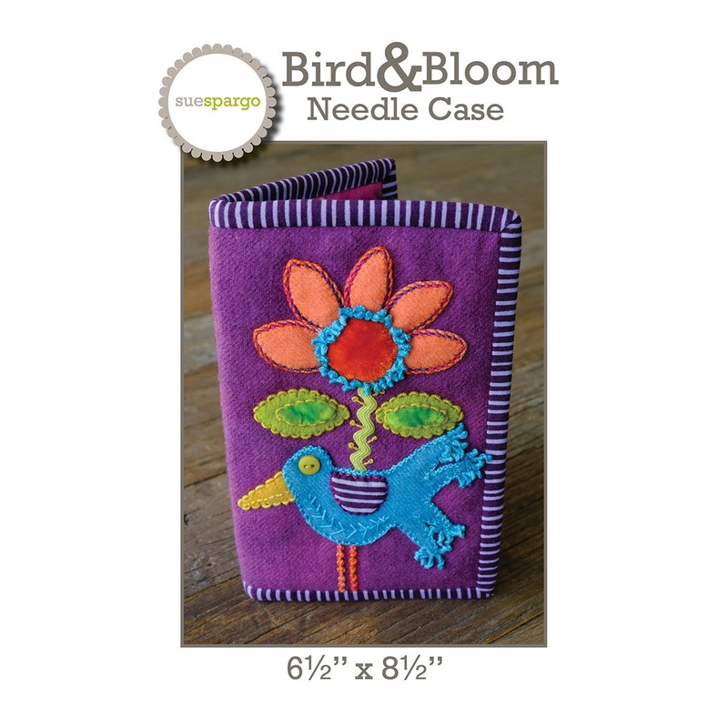 Bird and Bloom Needle Case Pattern