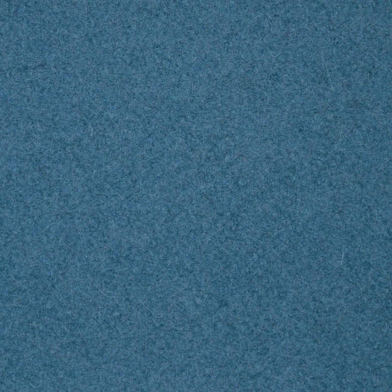 Sea Blue Melton Wool Coating