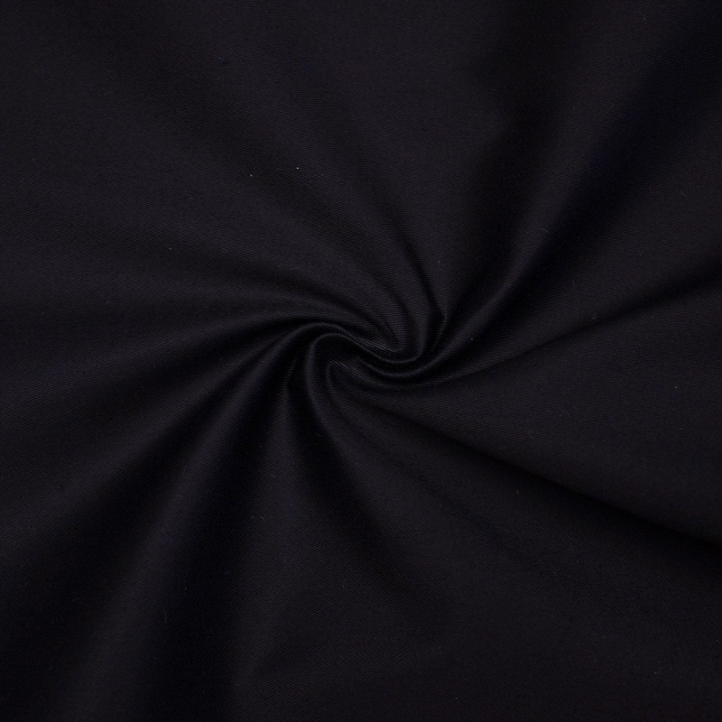 Abel Navy Blue Cotton Twill Sateen Fabric